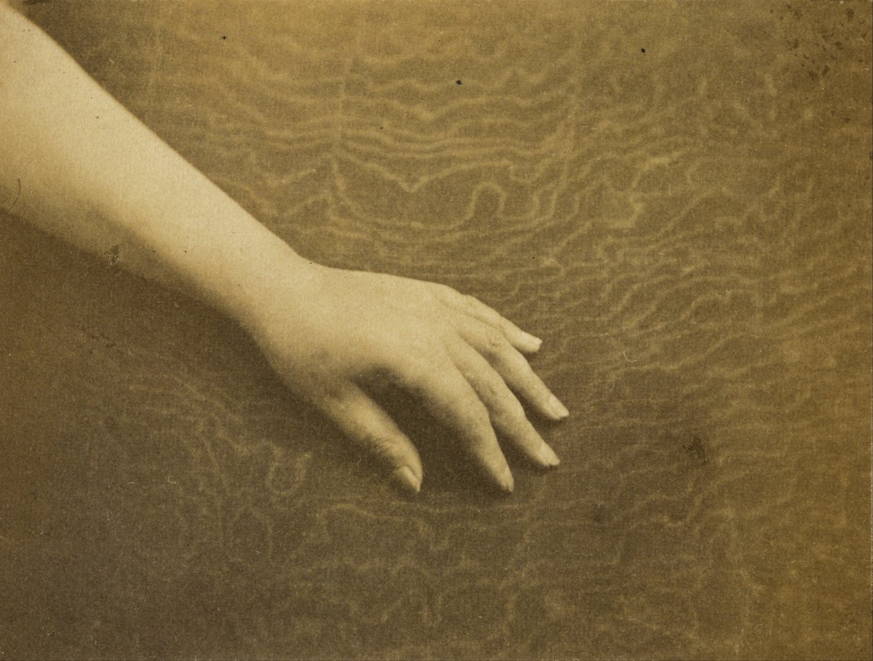 De hand van Madame Hugo door Auguste Vacquerie