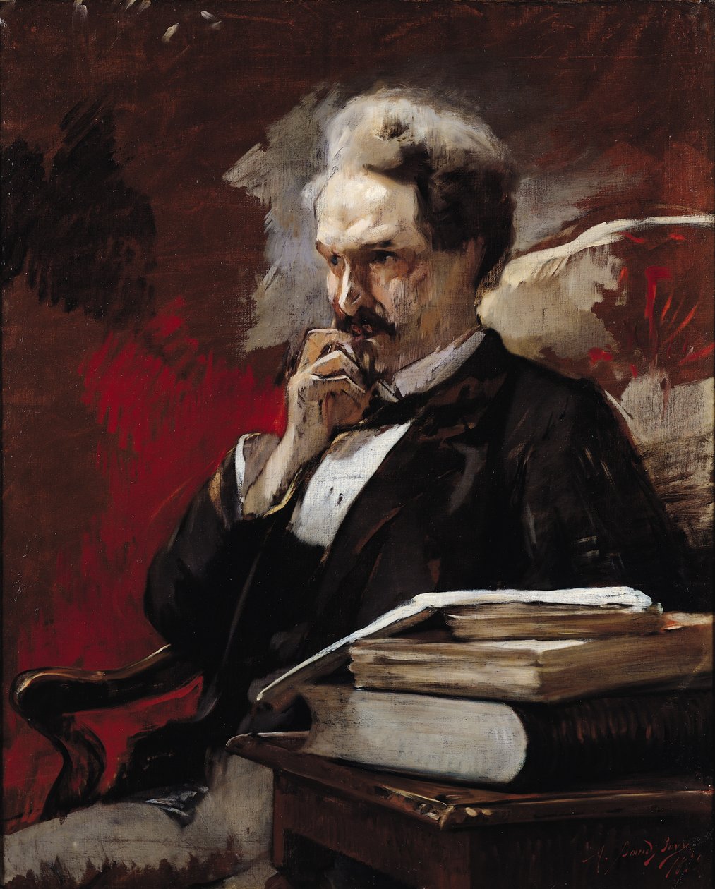 Henri Rochefort (1830-1913) door Auguste Baud Bovy