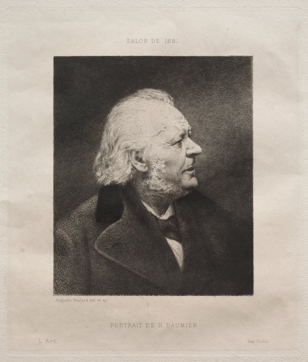 Honoré Daumier door Auguste Boulard