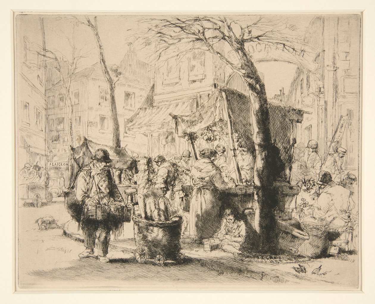 Avenue Clichy door Auguste Brouet
