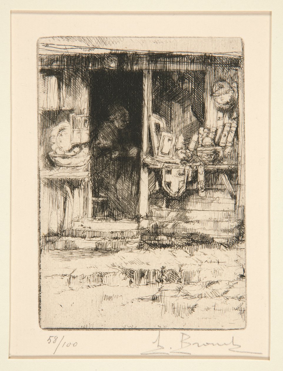 Kleine winkel door Auguste Brouet