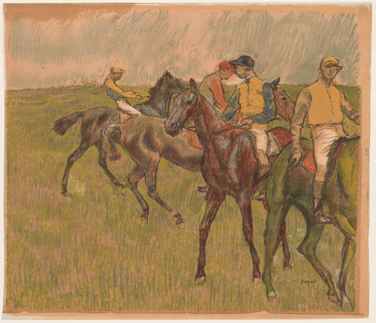 Renpaarden door Auguste Clot