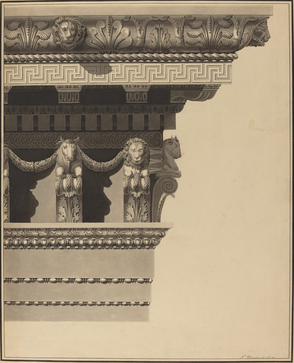 Entablement door Auguste Delacouture
