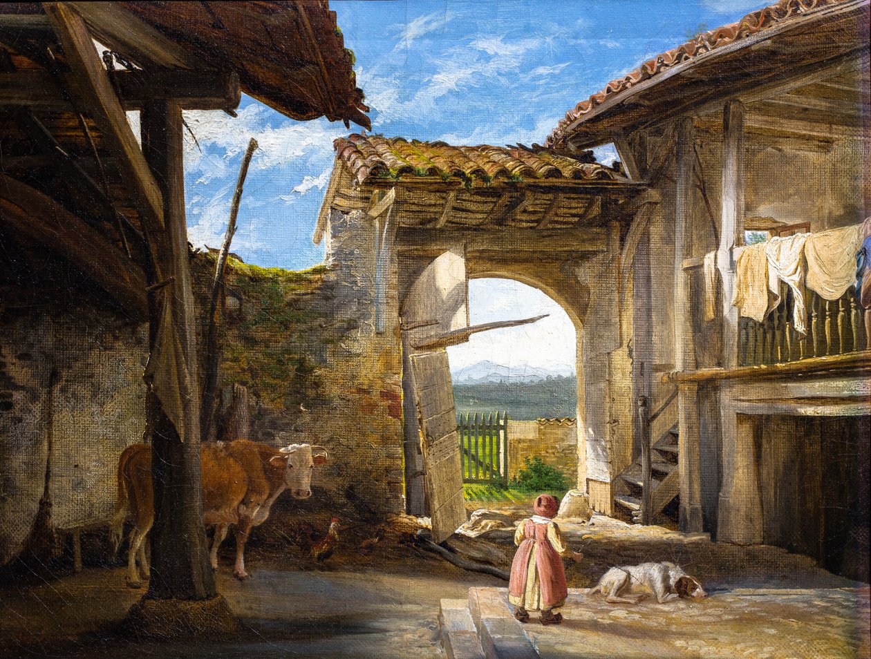 Boerderij door Auguste Flandrin
