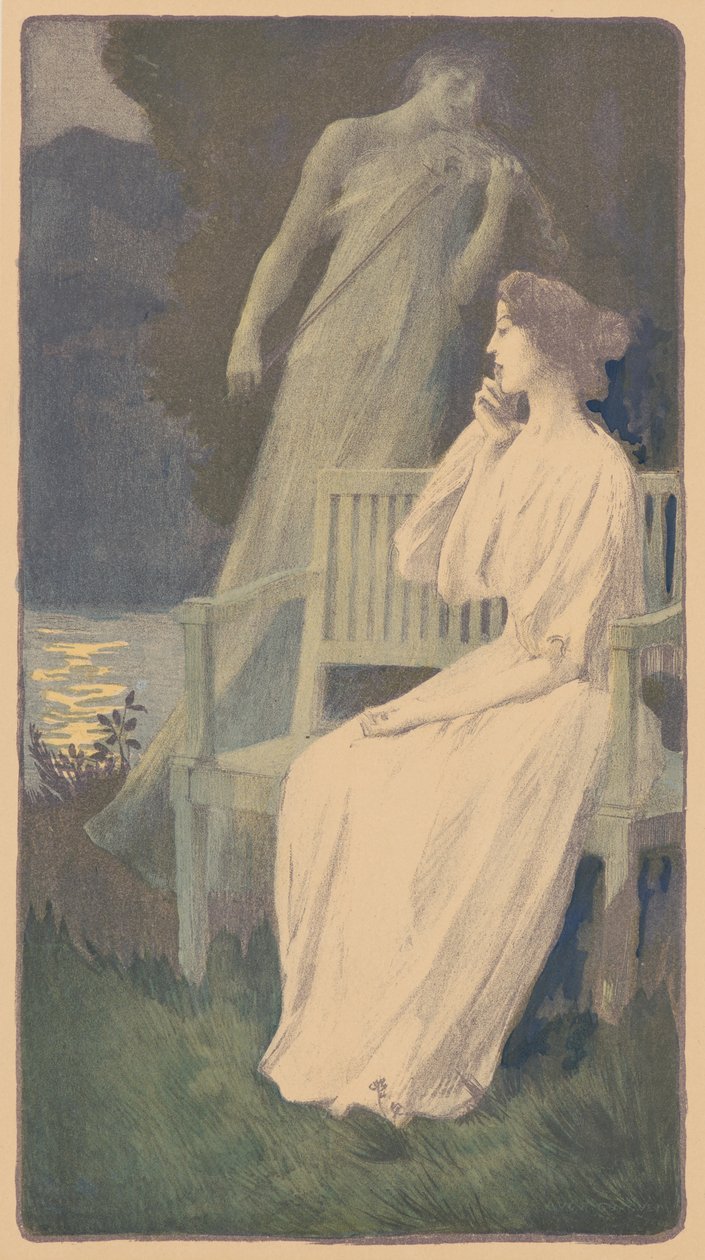 Andante Nocturne, ca. 1897 door Auguste Francois Gorguet