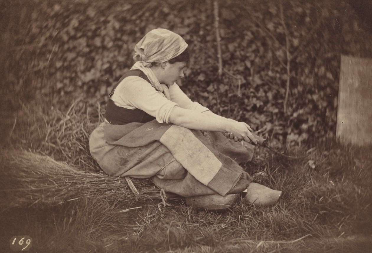 Boer,c. 1870 (foto) door Auguste Giraudon