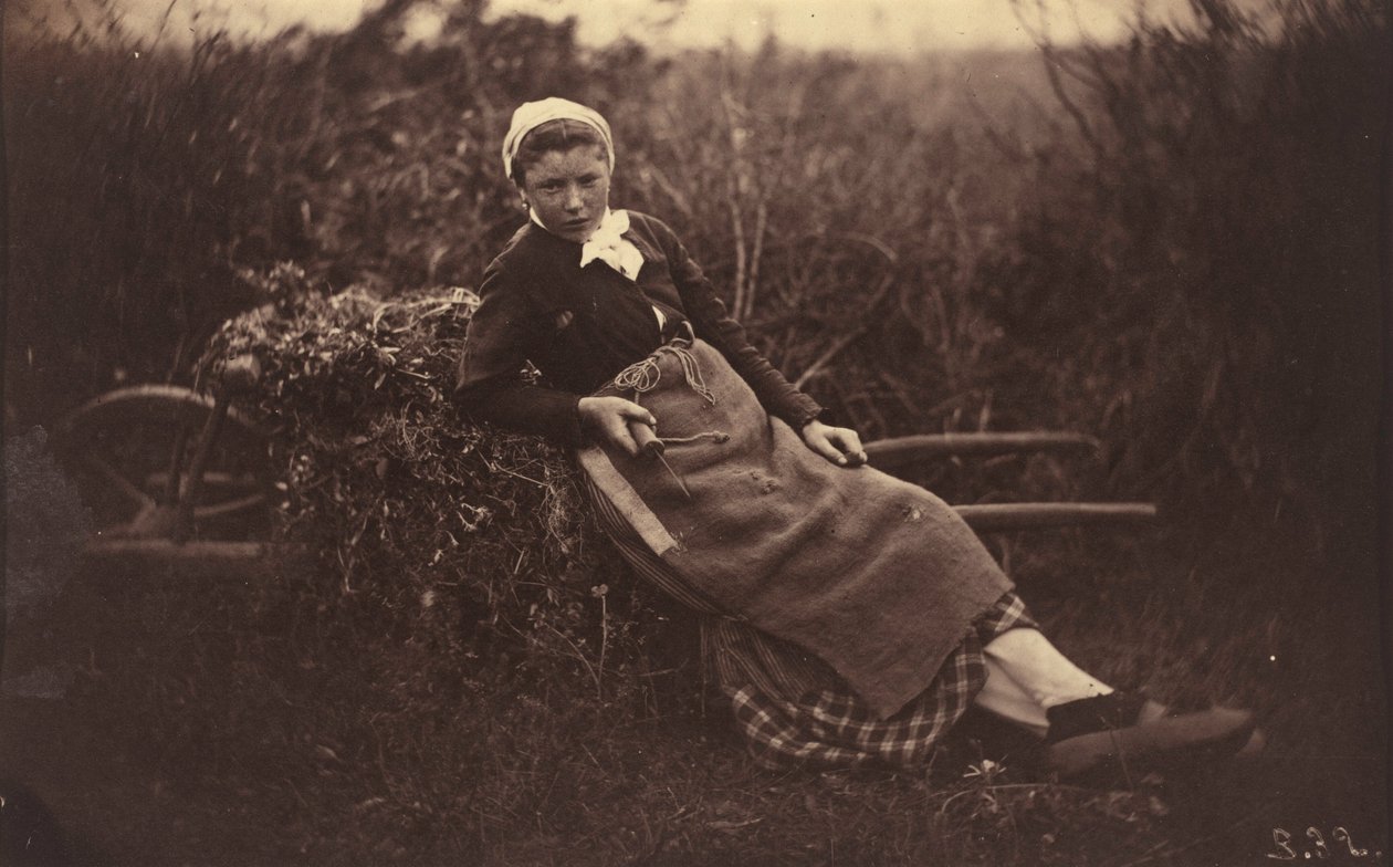 Boer,c. 1870 (foto) door Auguste Giraudon