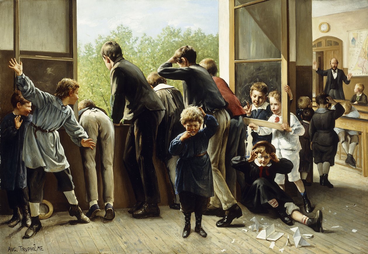 De Klassenclowns door Auguste Joseph Trupheme