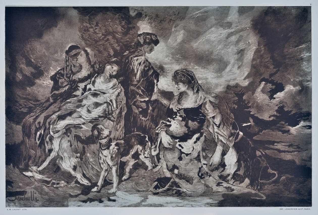Jacht door Auguste Lauzet