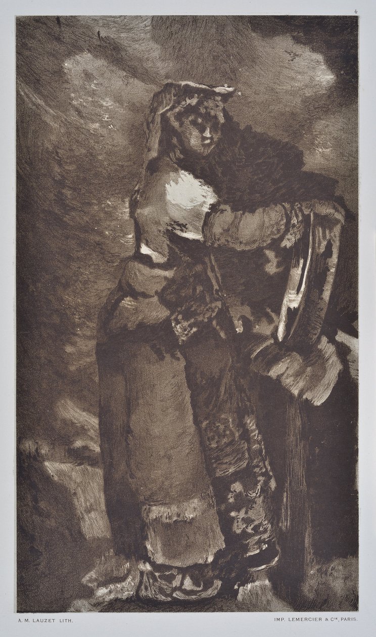 Studie van Italiaans door Auguste Lauzet