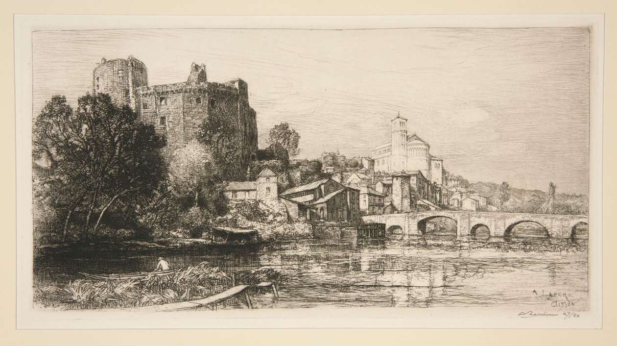 Clisson (Loire-Maritime) door Auguste Lepere
