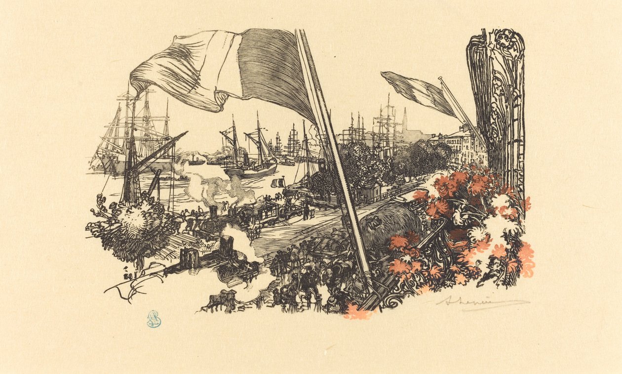 Opdrachtpagina door Auguste Lepere