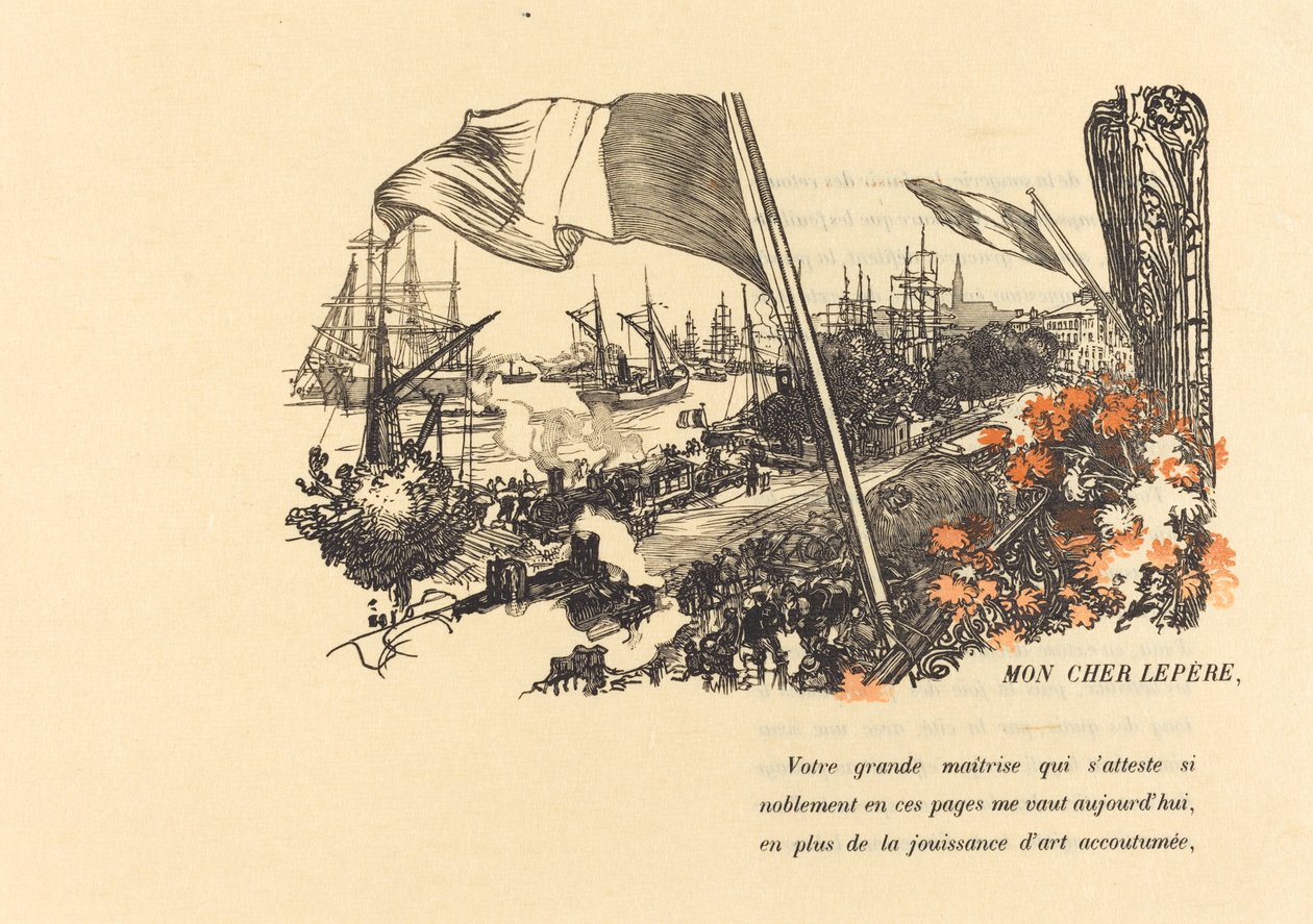 Opdrachtpagina door Auguste Lepere