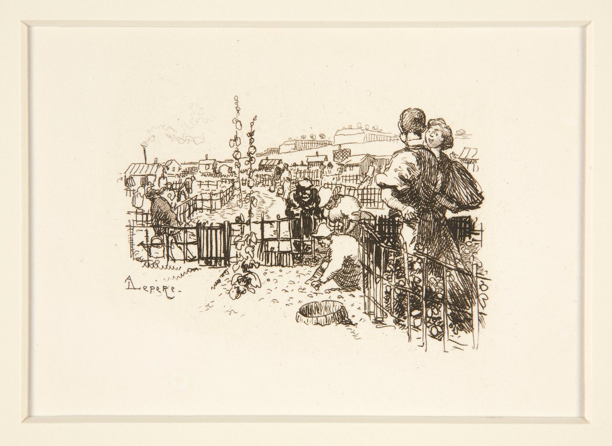 Tuinieren door Auguste Lepere