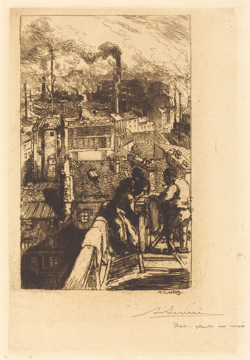Gobelinswijk door Auguste Lepere