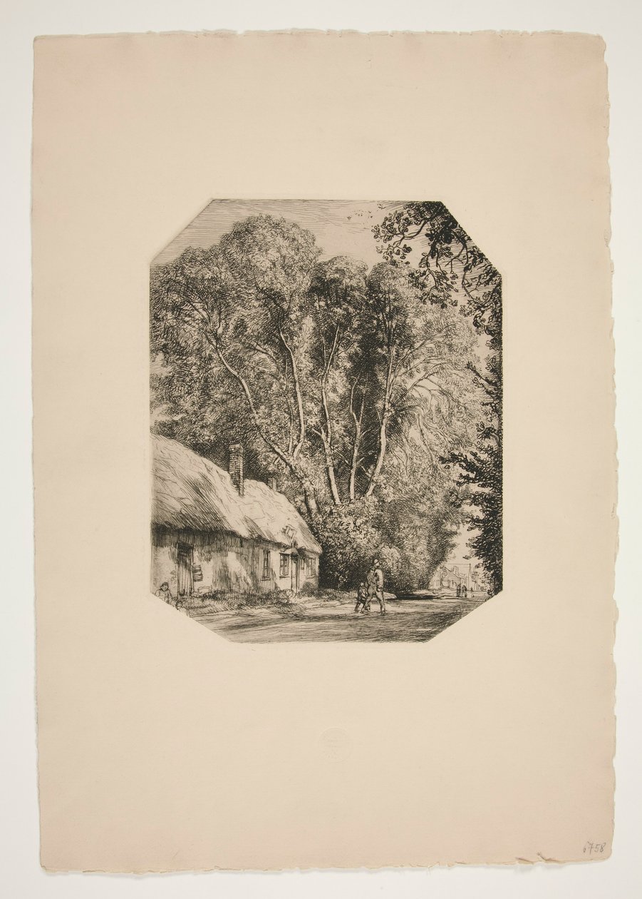 Le Bout Genet (Crevecoeur-le-Grand) door Auguste Lepere
