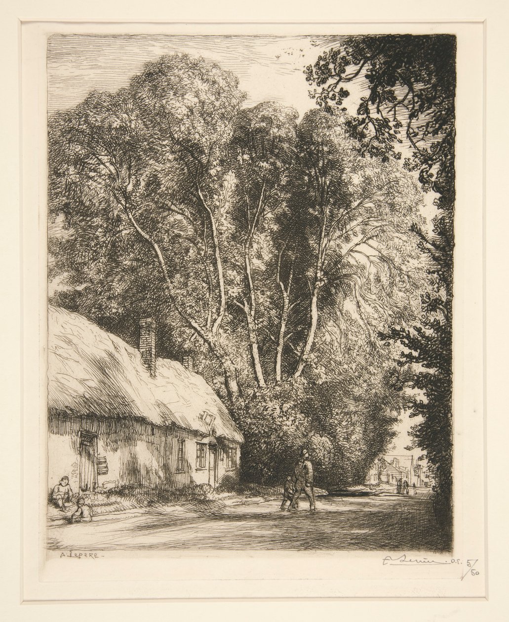 Le Bout Genet (Crèvecoeur-le-Grand) door Auguste Lepere