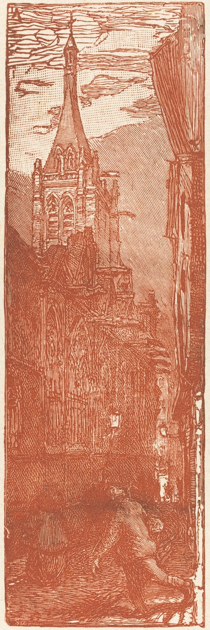 Saint-Severin, gepubliceerd 1901 door Auguste Lepere
