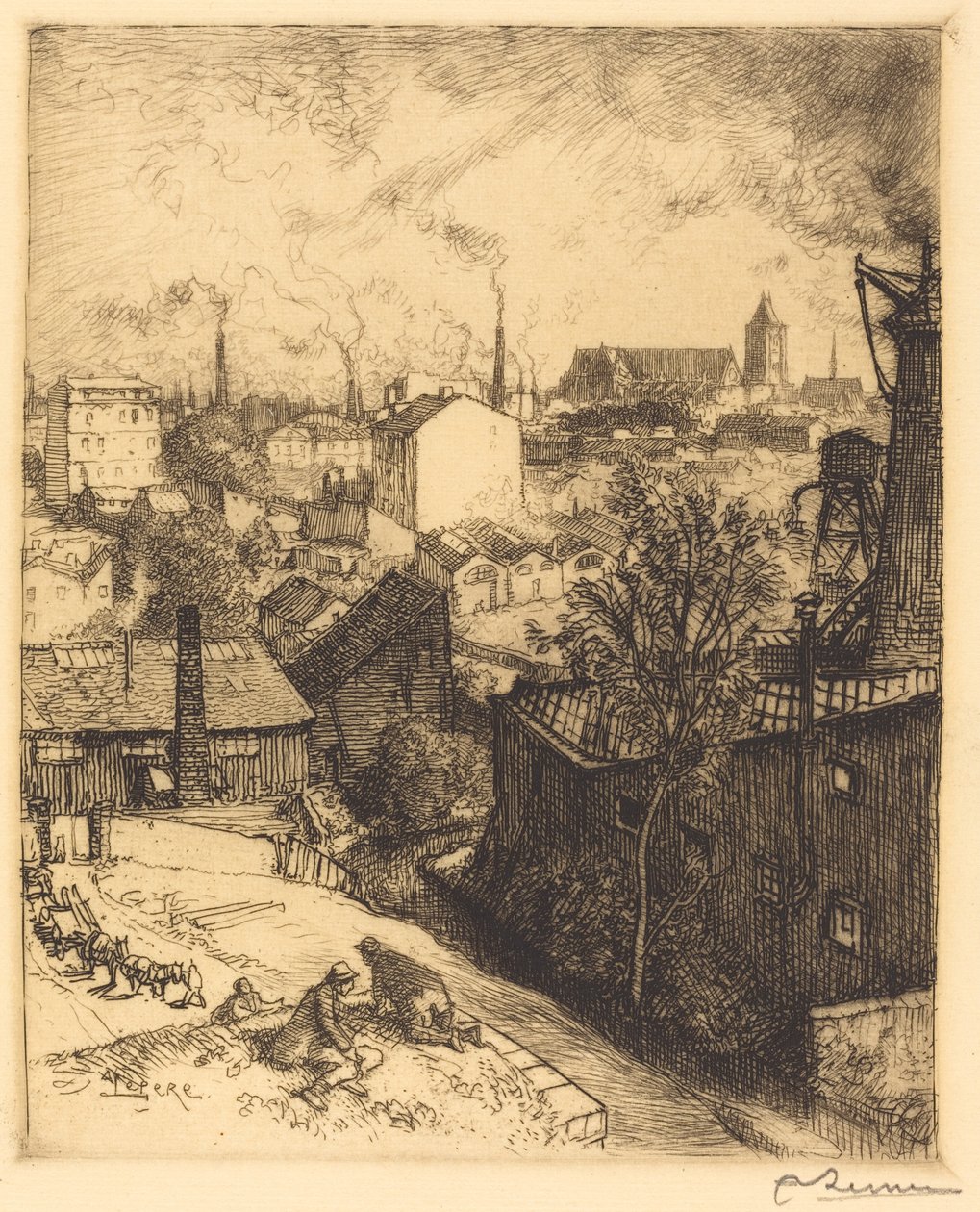 Souvenir van St. Denis door Auguste Lepere