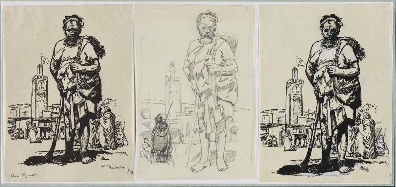 In Marokko door Auguste Louis Lepère