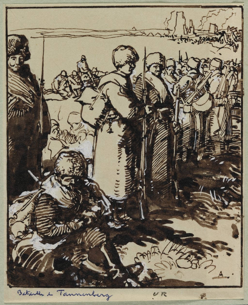 Slag bij Tannenberg door Auguste Louis Lepère
