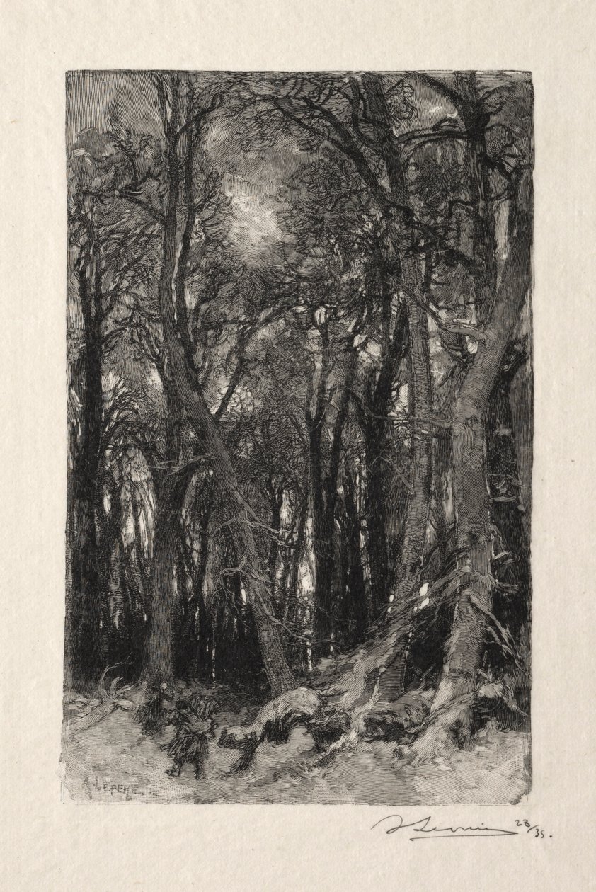 De Bas Breau door Auguste Louis Lepère