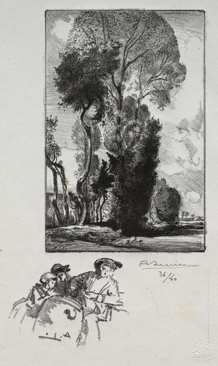 Le Bocage door Auguste Louis Lepère