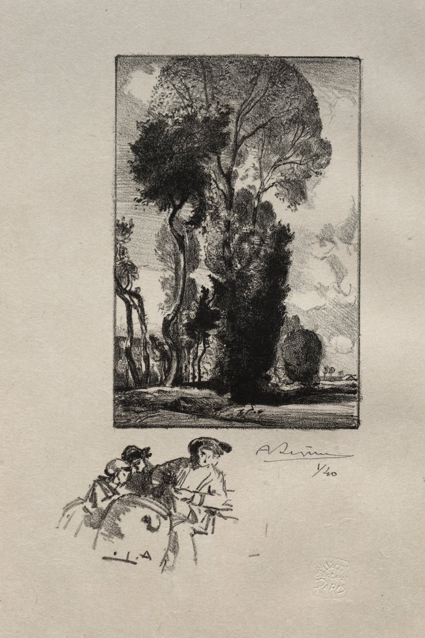 Le Bocage door Auguste Louis Lepère