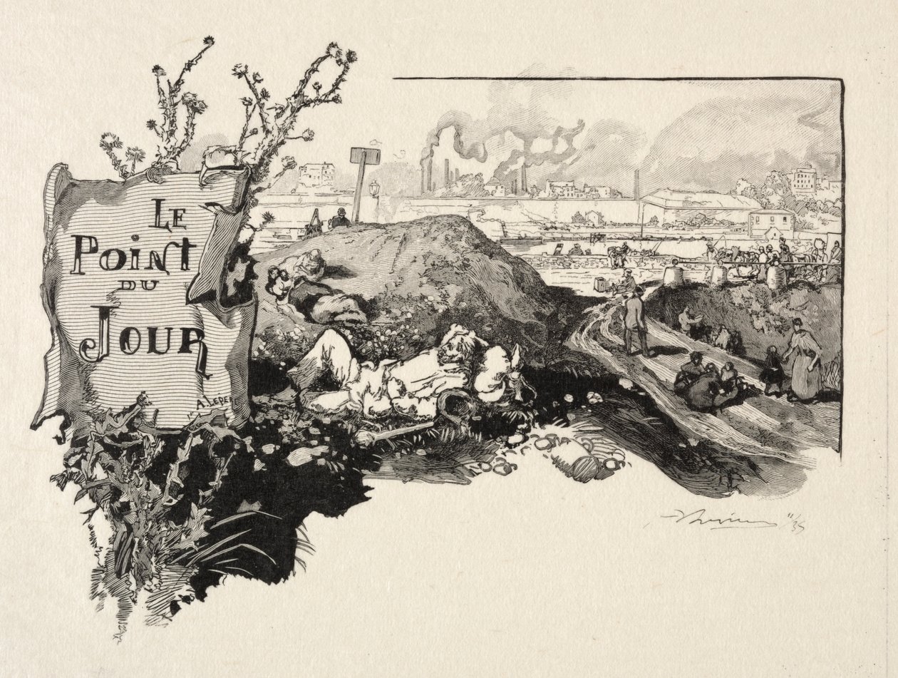 Le Point du Jour door Auguste Louis Lepère