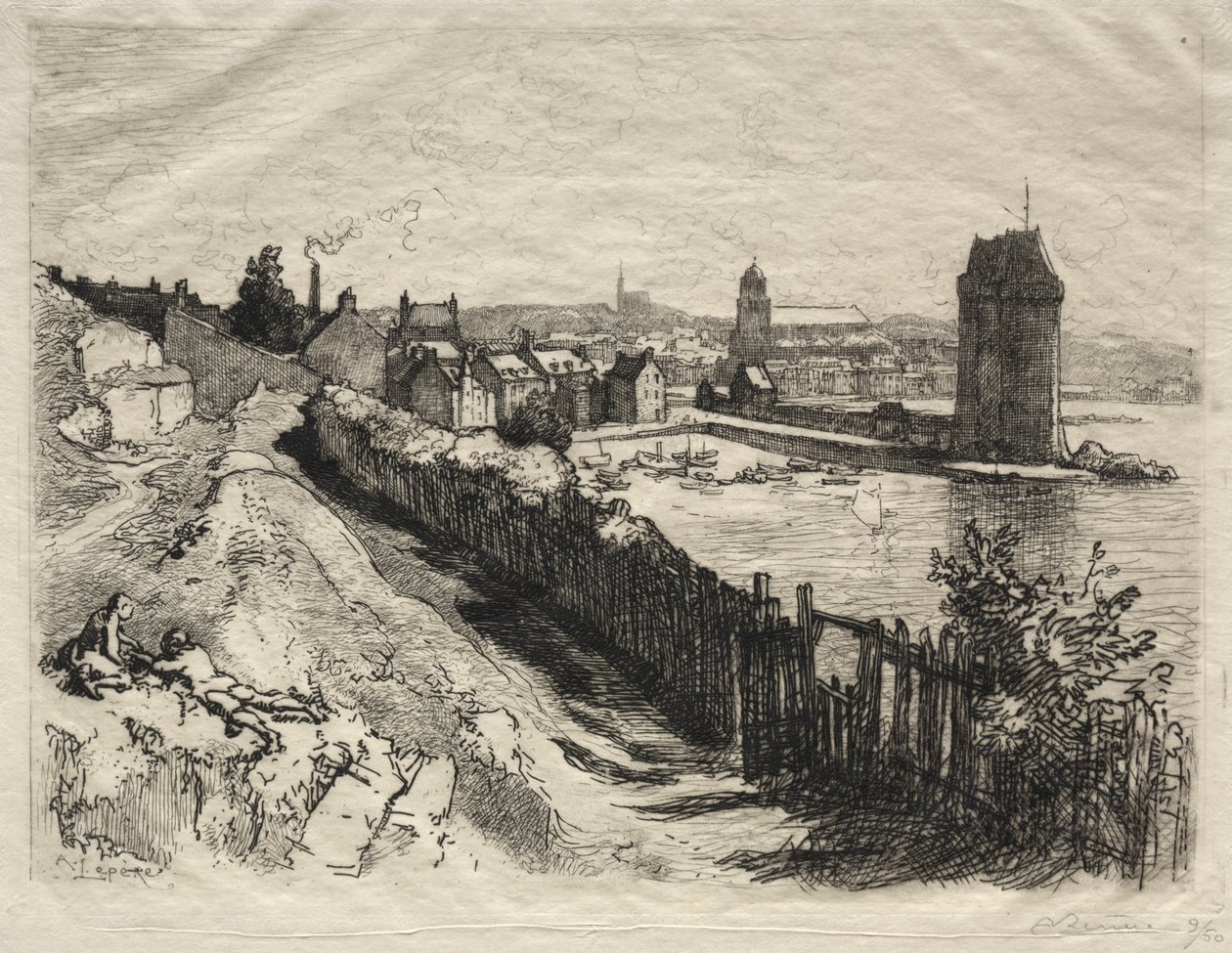 Saint-Servan door Auguste Louis Lepère