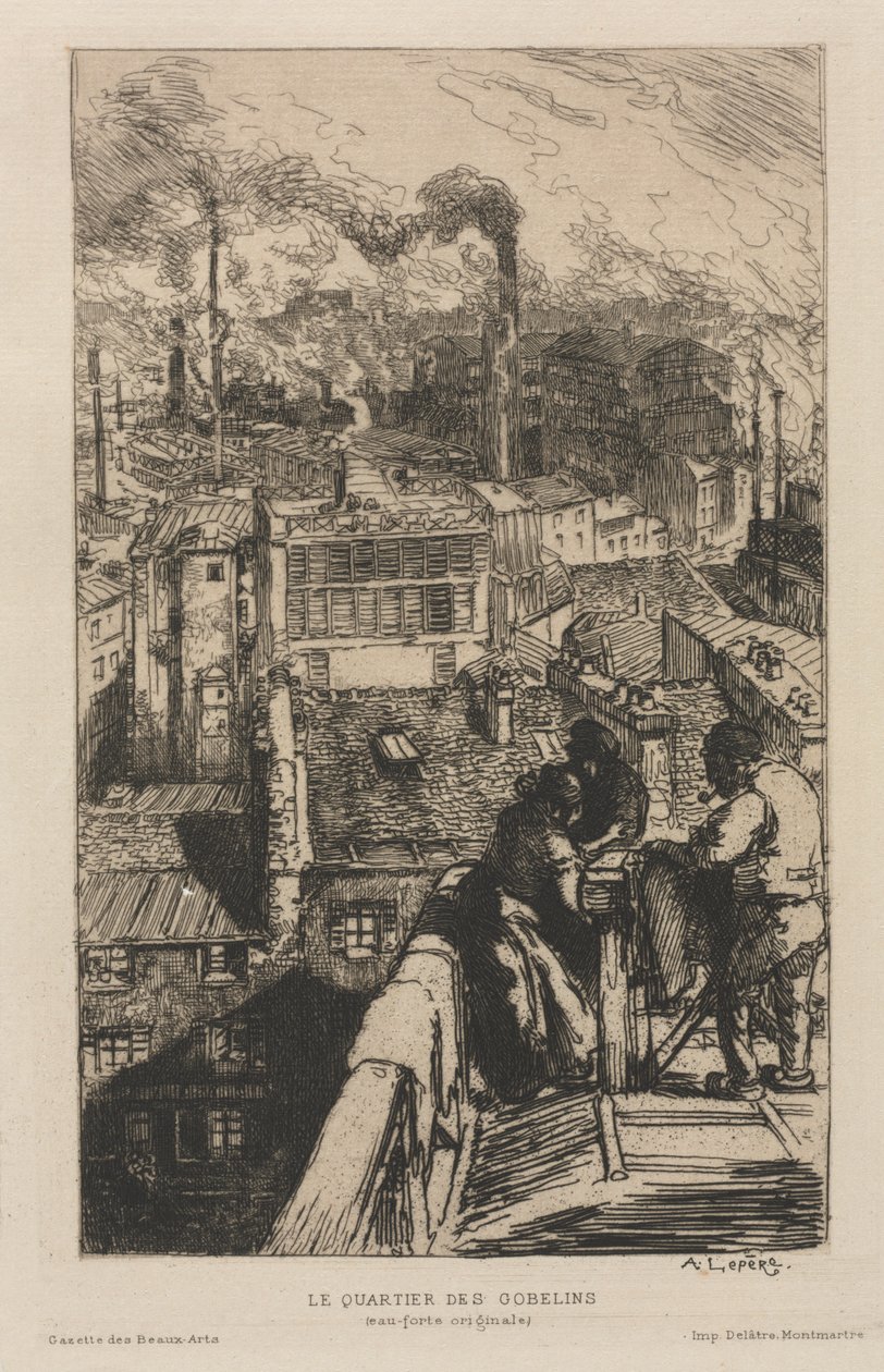 De Gobelinwijk door Auguste Louis Lepère