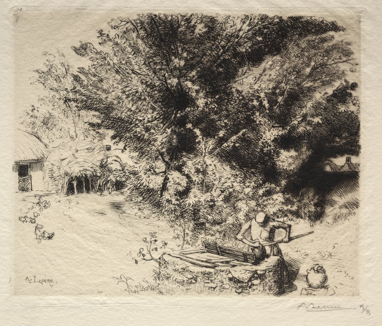 De put door Auguste Louis Lepère
