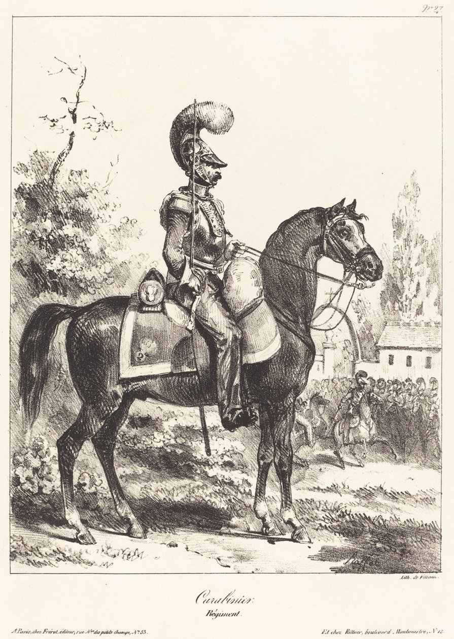 Karabinier door Auguste Raffet