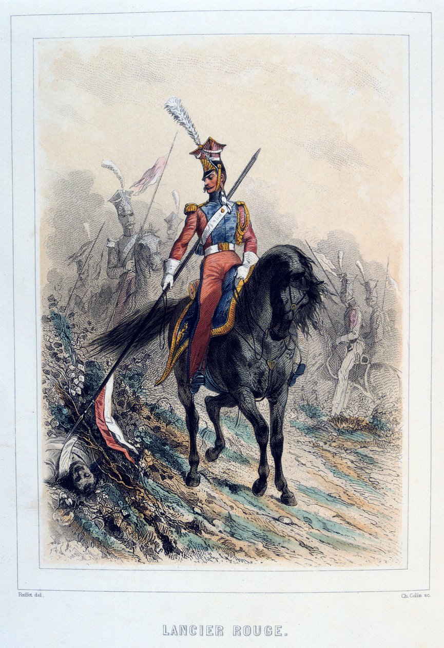 Rode lansier door Auguste Raffet