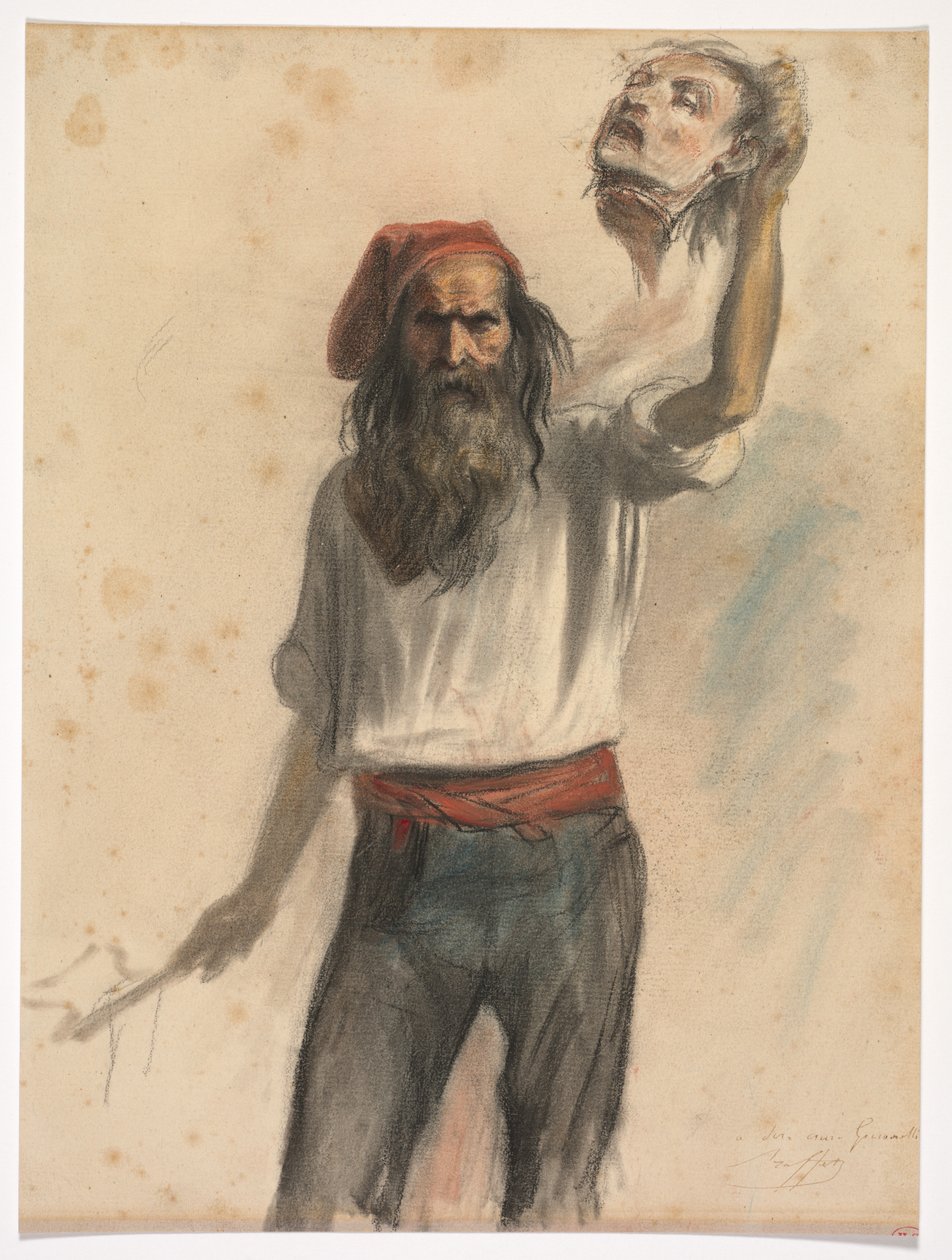 Een beul door Auguste Raffet