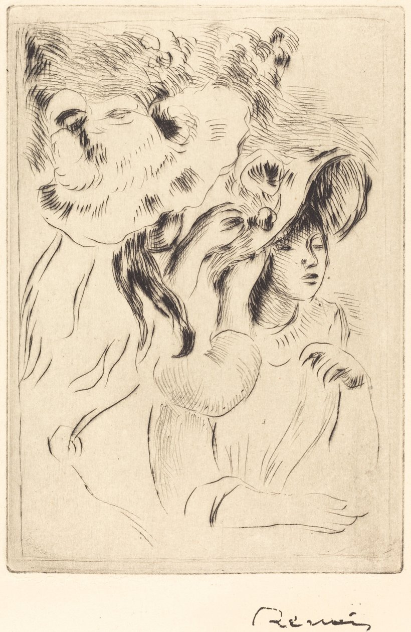De Hoedenspeld (Le chapeau épinglé) door Auguste Renoir
