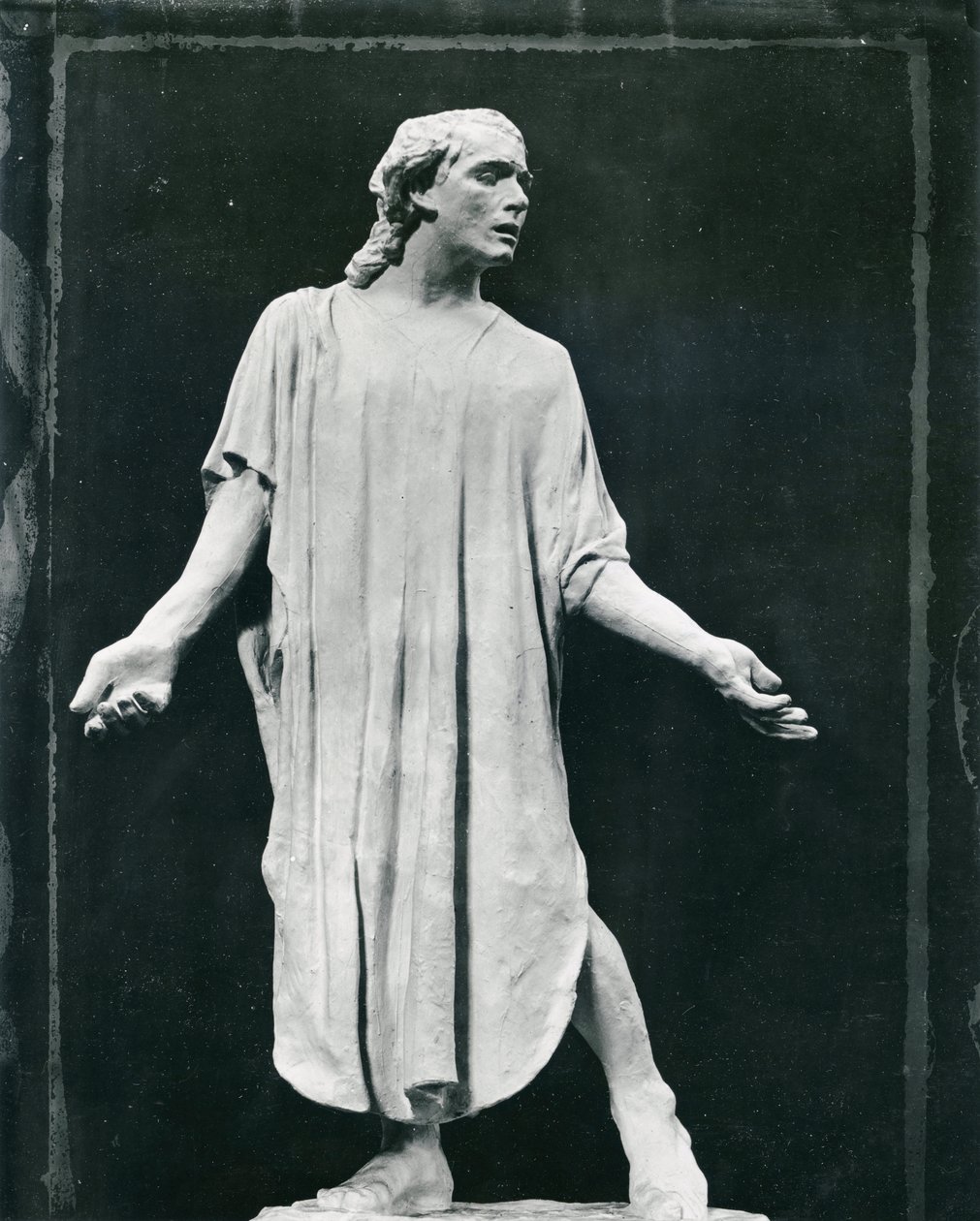 Een Burger van Calais (gips) door Auguste Rodin