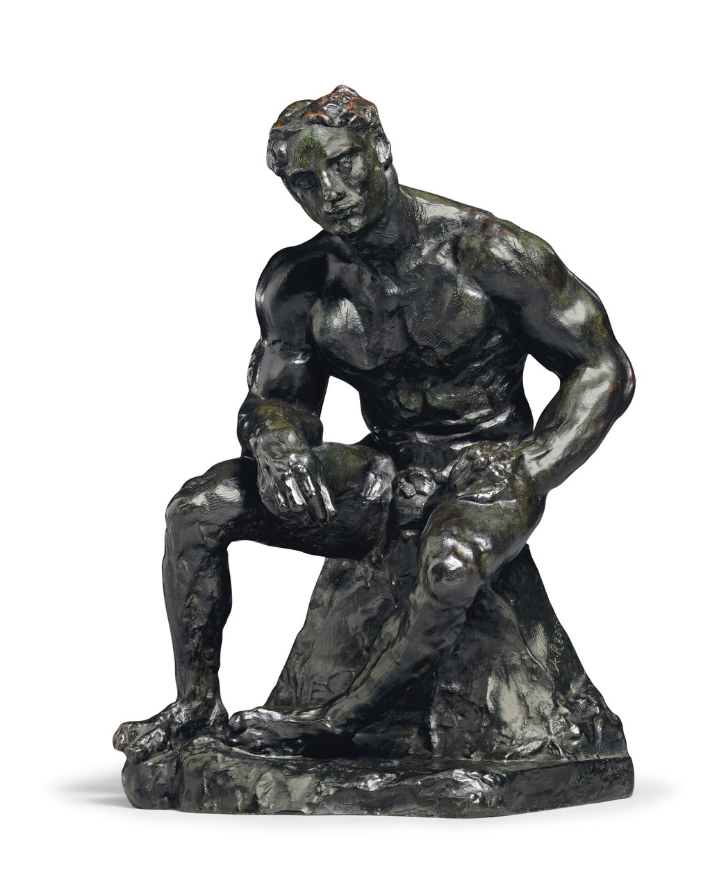 Amerikaanse Atleet, 1901; c. 1927-1935 door Auguste Rodin