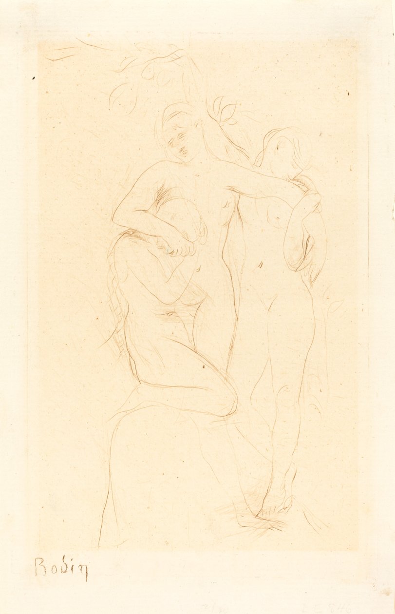 Zielen van het vagevuur door Auguste Rodin