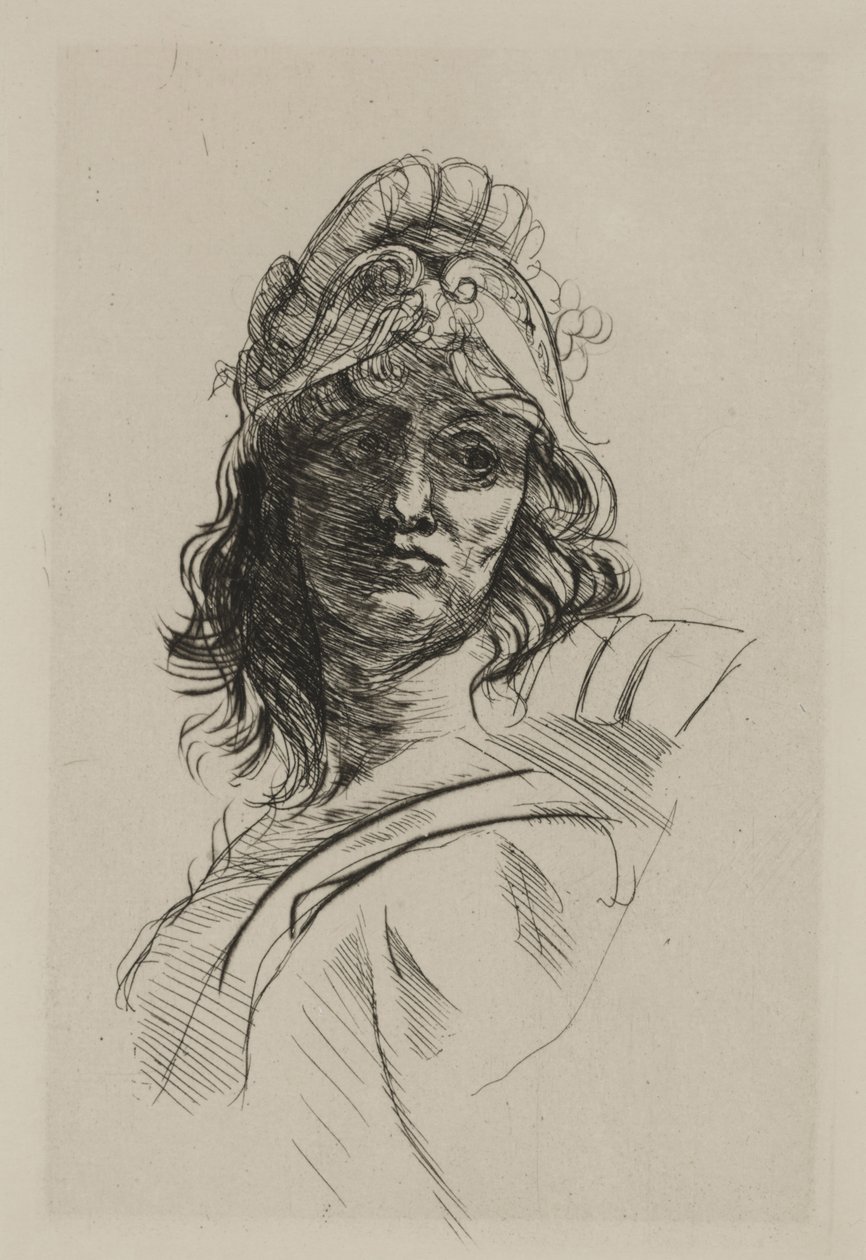 Buste van Bellona door Auguste Rodin