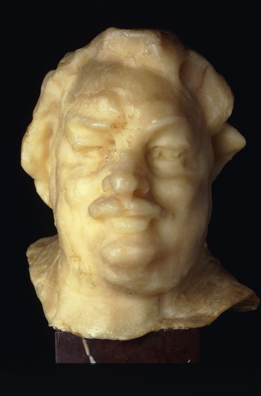 Hoofd van Balzac, 1892 door Auguste Rodin