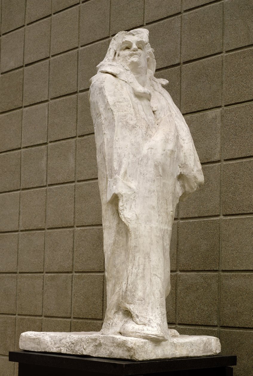 Honoré de Balzac (1799-1850) 1897 (gips) door Auguste Rodin