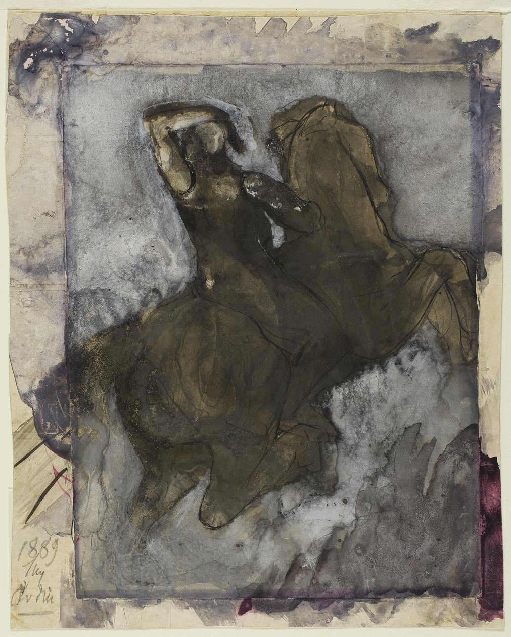 Ruiter, 1889 door Auguste Rodin