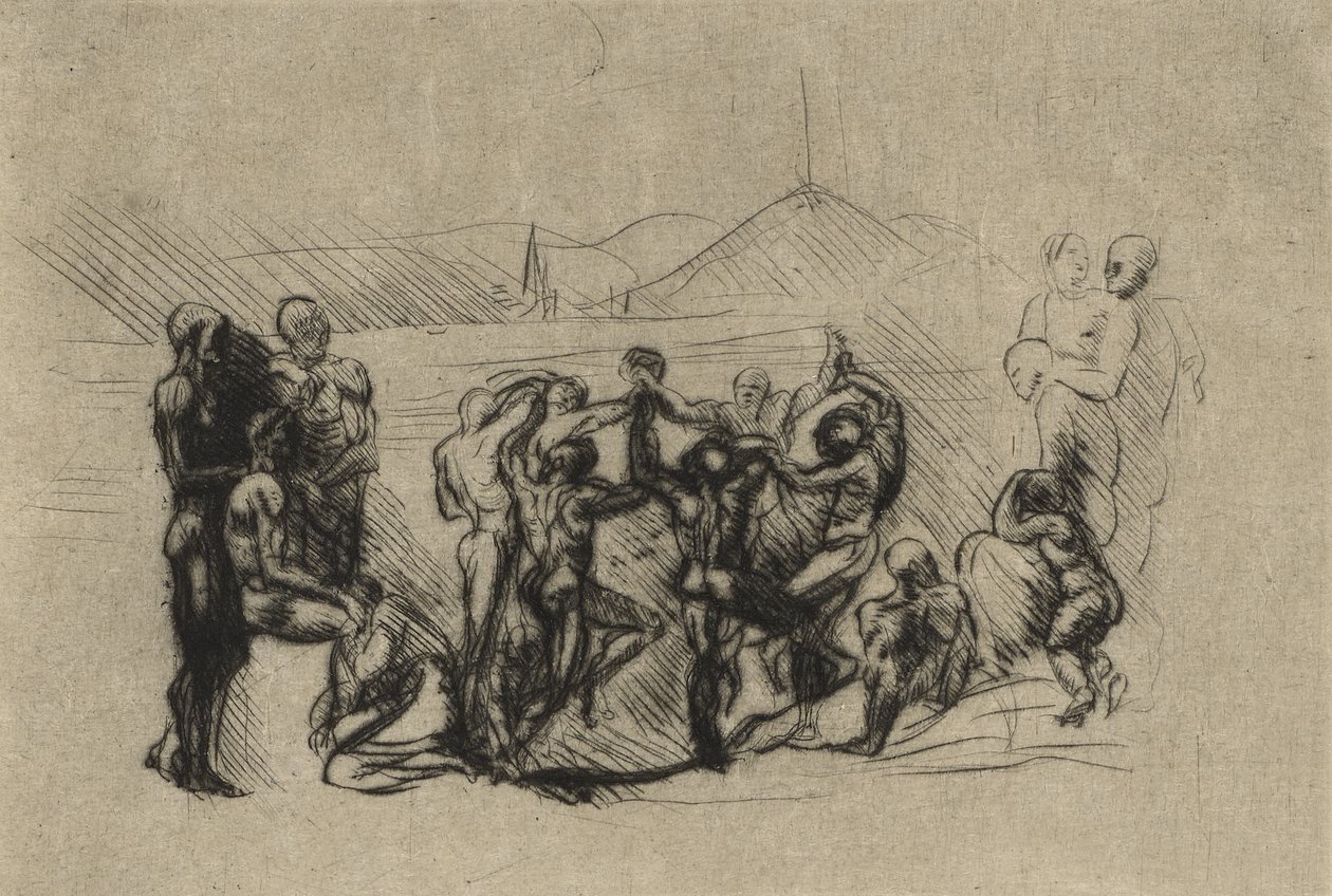 La Ronde door Auguste Rodin