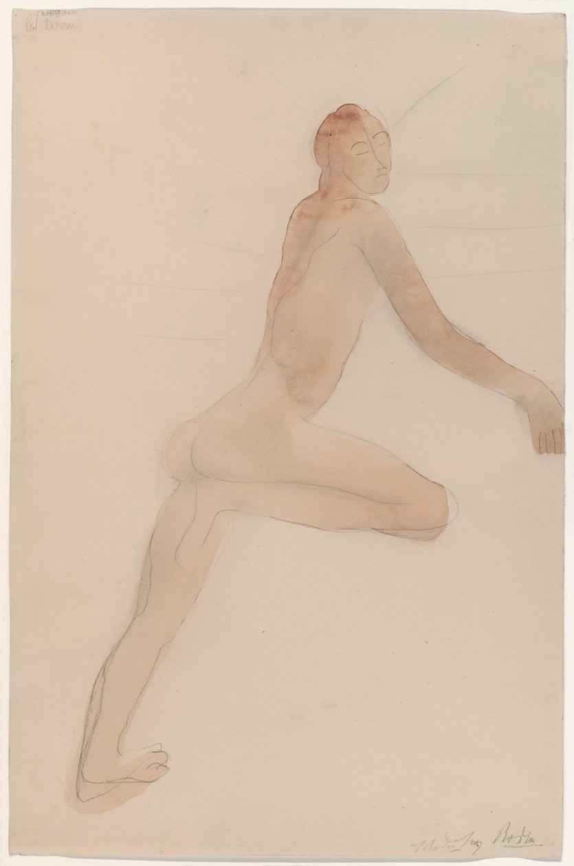 De aarde verlaten door Auguste Rodin