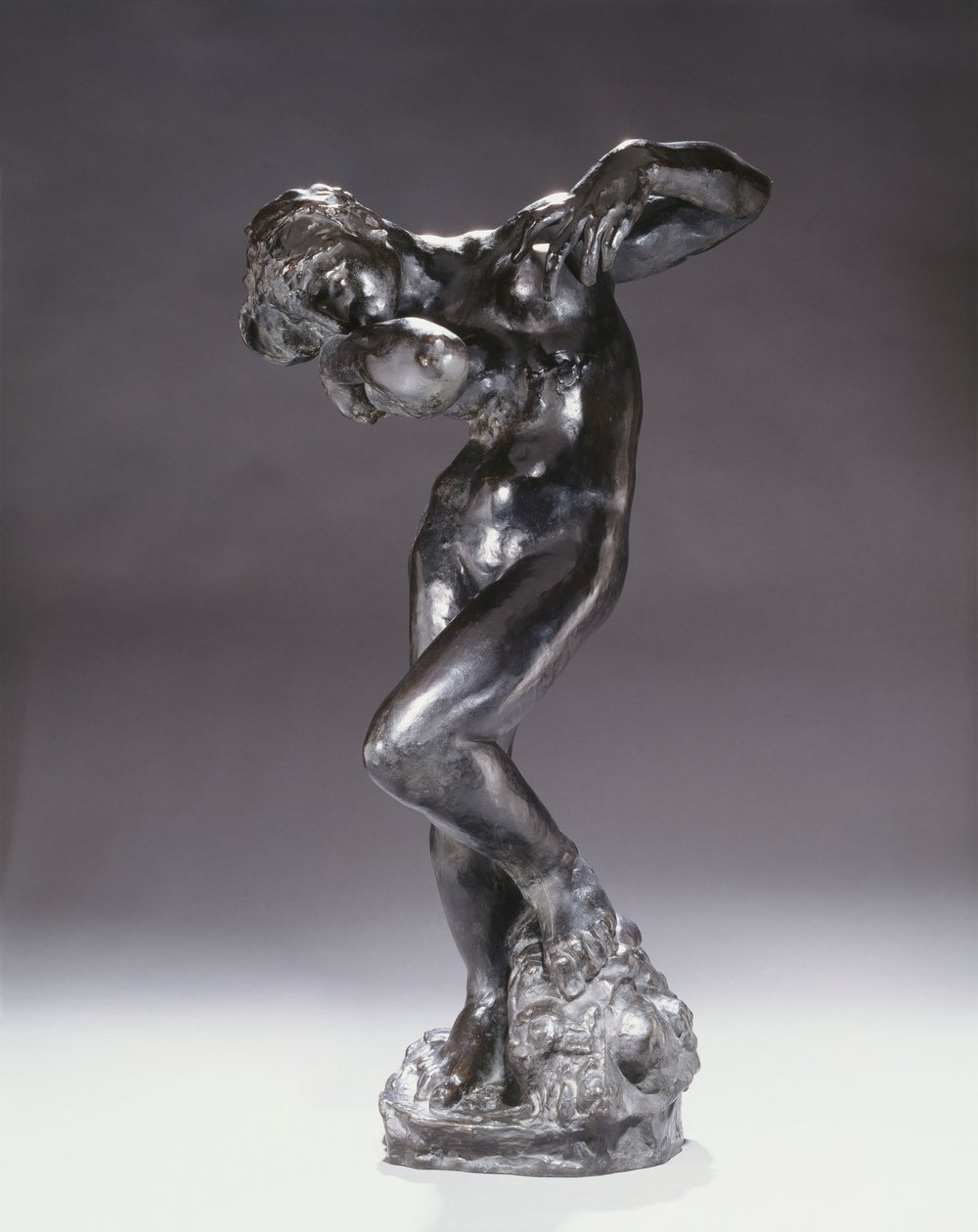 Meditatie, 1885 en 1924 door Auguste Rodin