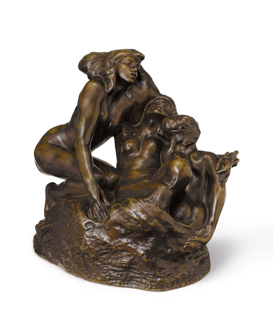 Nereïden of drie sirenen, 1887; 1899 door Auguste Rodin