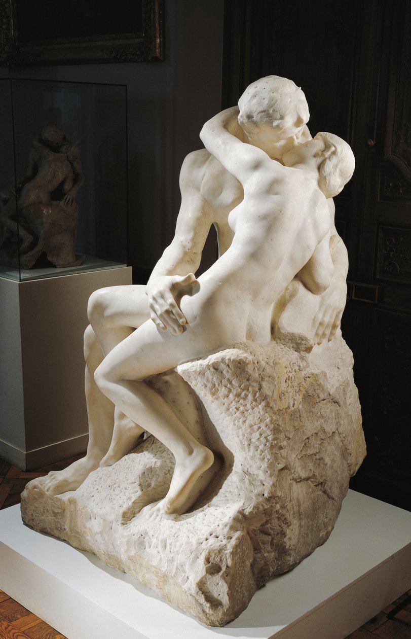 De Kus door Auguste Rodin