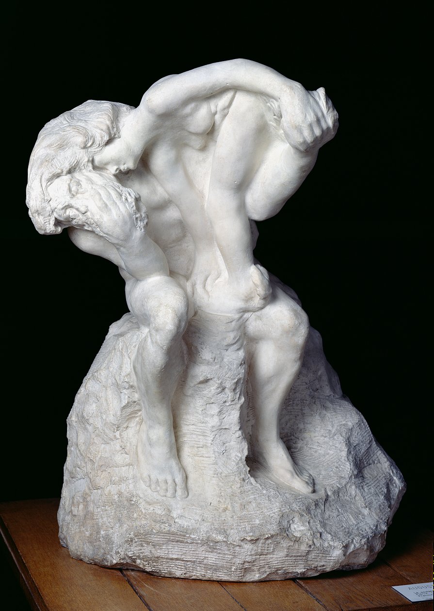 De beeldhouwer en zijn muze, 1895 door Auguste Rodin