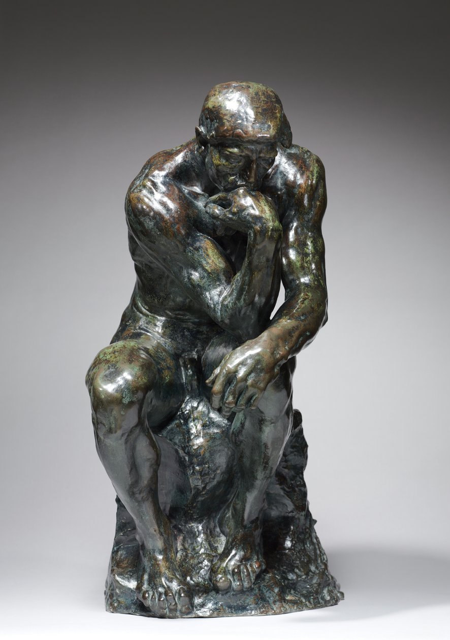 De Denker, ca. 1880 door Auguste Rodin